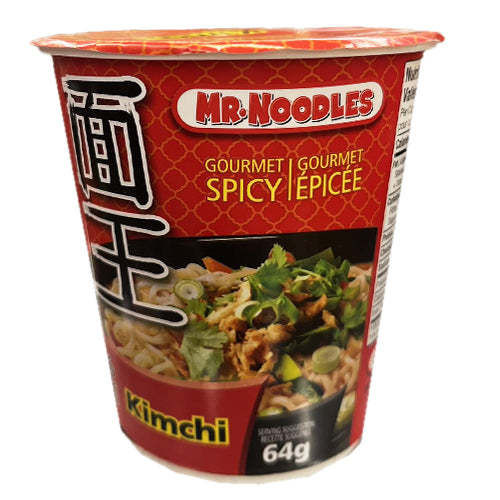 MR. NOODLES Cup Spicy Kimchi Flavour 64g