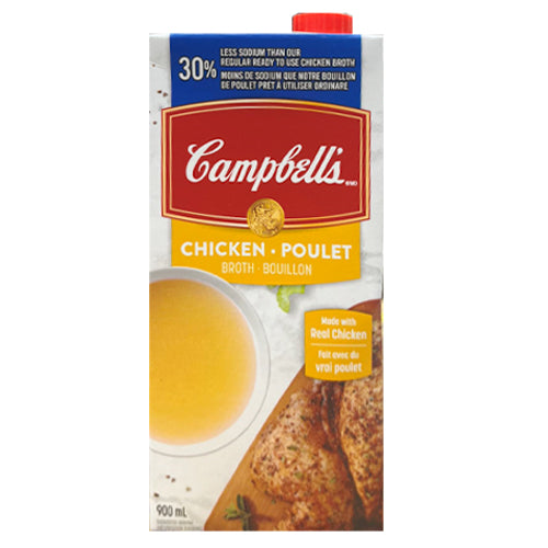 Campbell's Ready To Use 30% Less Sodium Chicken Broth