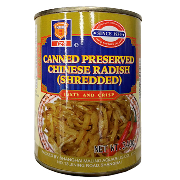 Maling Canned Preserved  Chinese Radish-Shredded 340g