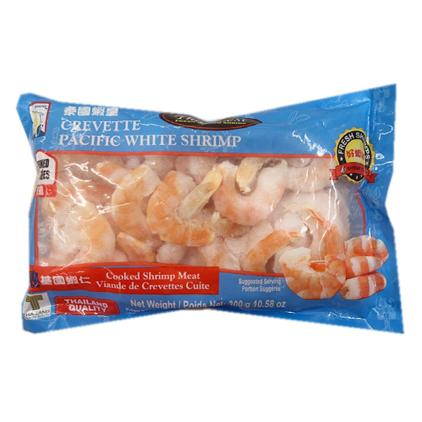 Thai Best Cooked Pacific White Shrimp Crevette Cuite 41-50 340g