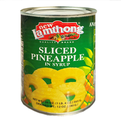 Lamthong Sliced Pineapple in Syrup 565g
