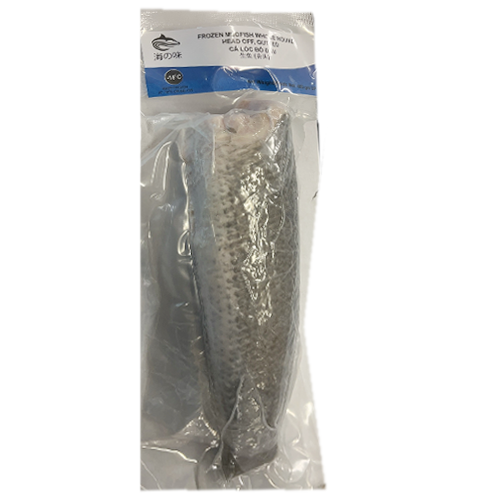 Arctic Ocean Frozen Mudfish Whole Round Head Off Cutted