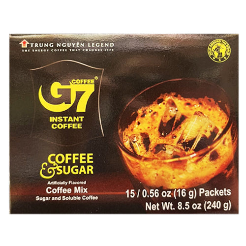 G7 二合一速溶咖啡 加糖 16gX15包