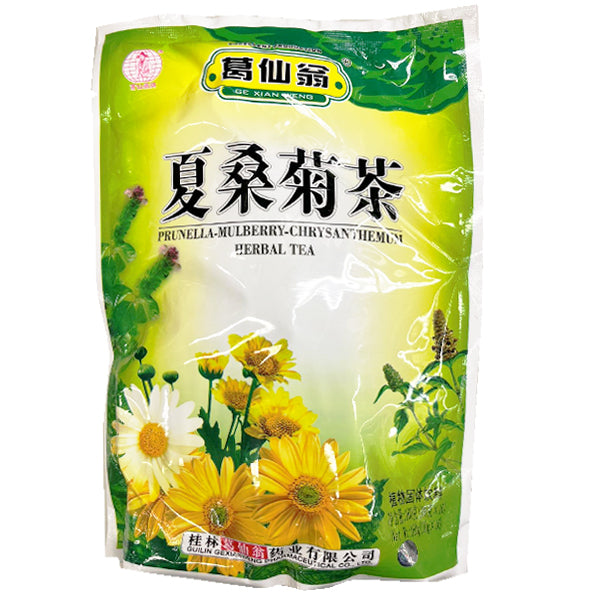 Ge Xian Weng Prunella Mulberry Chrysanthemum Herbal Tea 10g*16