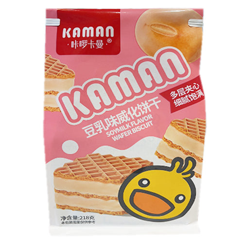 KAMAN Wafer Biscuits-Soy Milk Flavor 218g