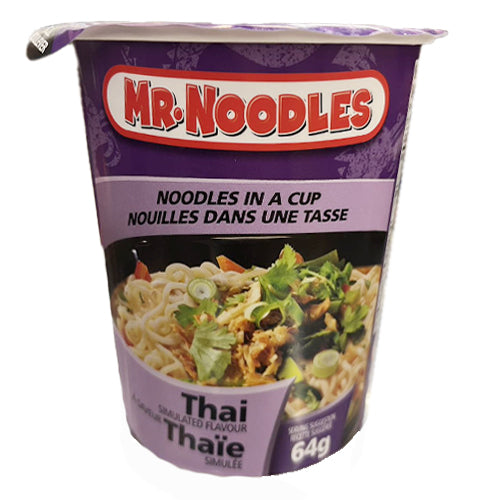 MR. NOODLES Cup Thai Flavour 64g