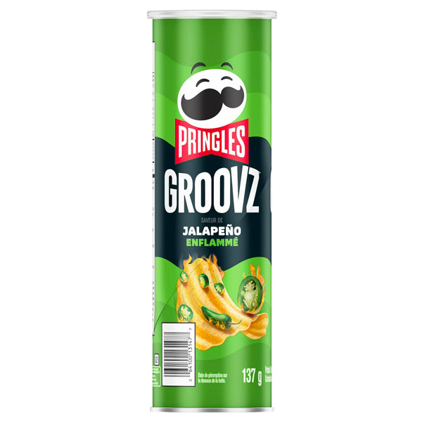 Pringles Groovz Fiery Jalapeno Chip 137g
