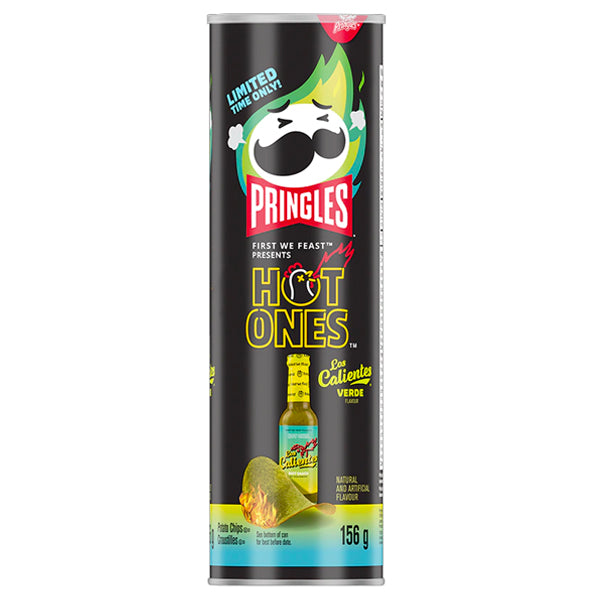 Pringles Hot Ones Los Calientes Verde Chip 156g
