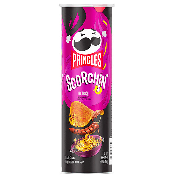 Pringles Scorching BBQ Flavour Potato Chips 156g