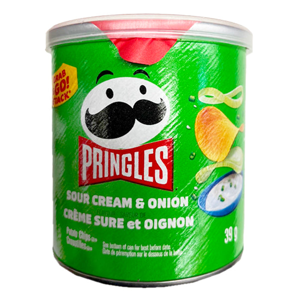 Pringles Sour Cream And Onion Cips 39g