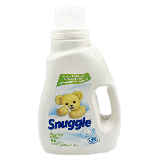 Snuggle Free Clear Unscented Liquid Fabric Softener 60 Wash Loads 1.47L