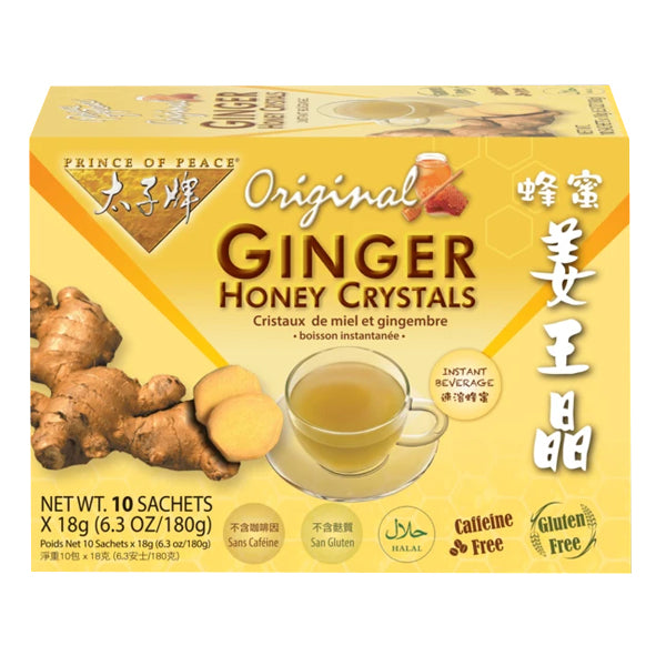 Prince of Peace Original Ginger Honey Crystals 10 Sachets