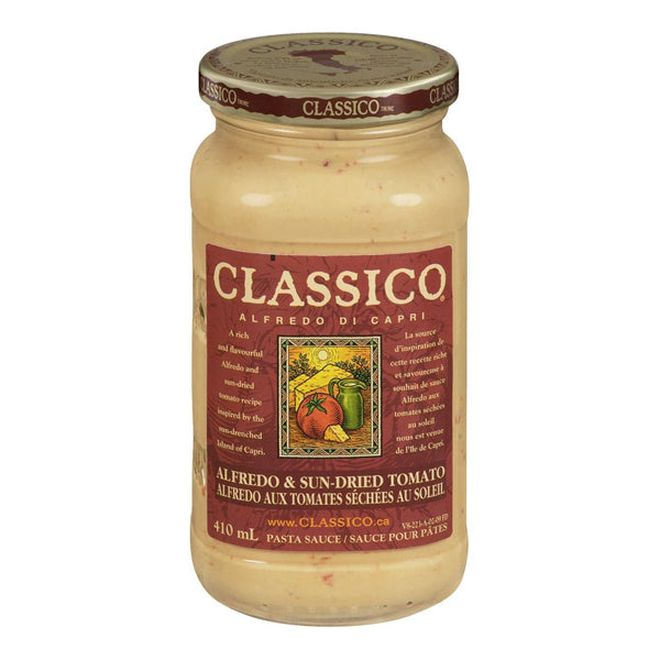 Classico Alfredo & Sun-Dried Tomato Pasta Sauce 650ml