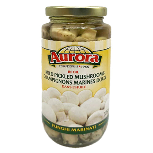 Aurora Mild Pickled Mushrooms in Oil 375ml
