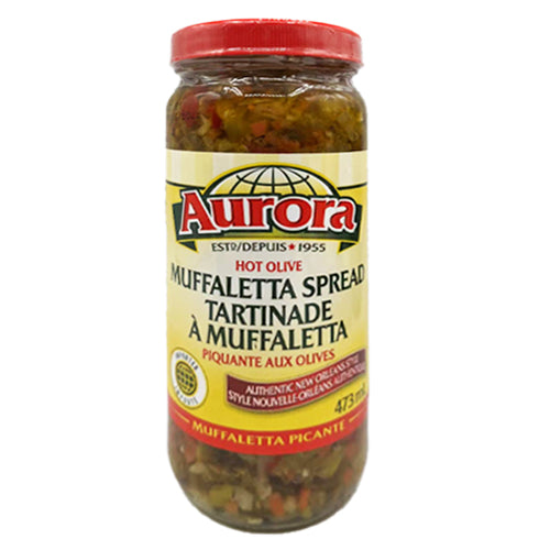 Aurora Hot Olive Huffaletta Spread 473ml