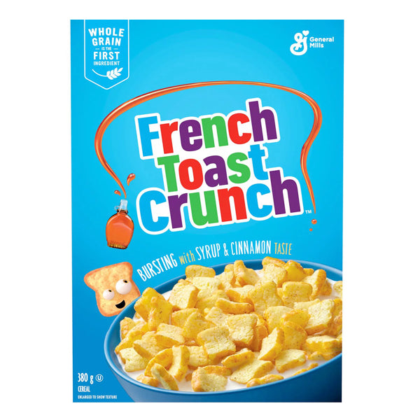 Whole Grain Cereal French Toast Crunch-Bursting with Syrup&Cinnamon Taste 380g