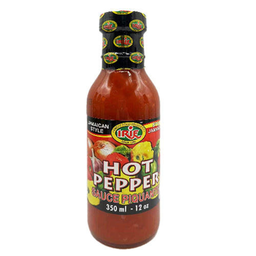 Irie Jamaican Style Hot Pepper Sauce 350ml