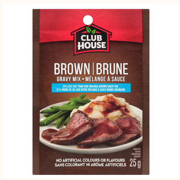 Club House Brown Gravy Mix -Less 25% Salt 25g