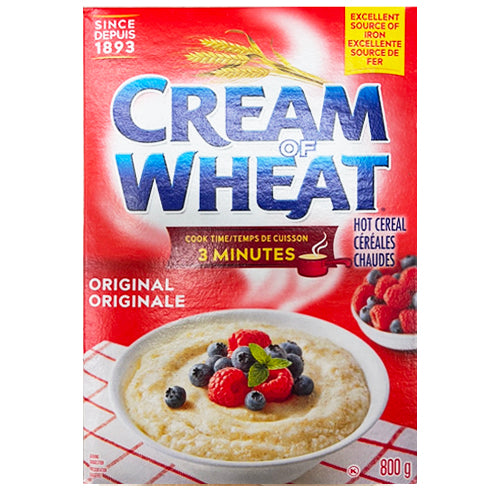 Cream Of Wheat Instant 3 Minutes Original Hot Cereal 800g