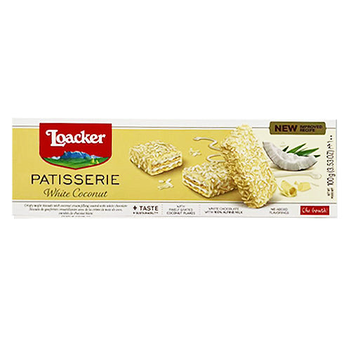 Loacker Patisserie White Coconut Biscuits 100g