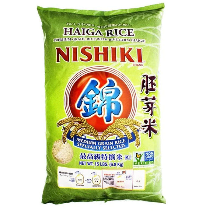 Nishiki Haiga Rice with Germ 15LB