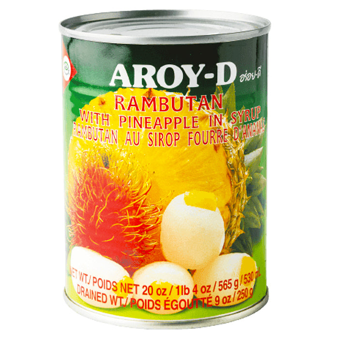 AROY-D Rambutan With Pineapple In Syrup 565g