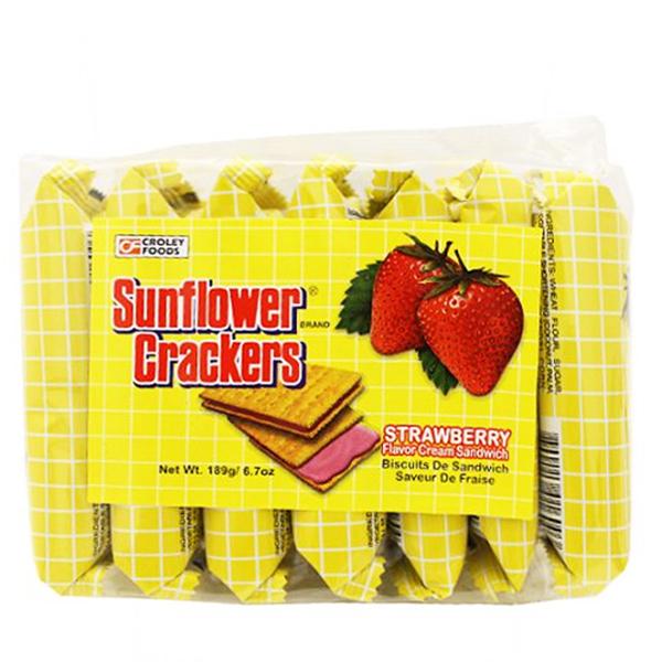CF Sunflower Crackers-Strawberry 189g