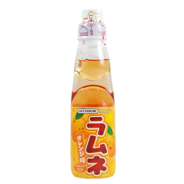 Hatakosen Ramune Soda-Orange Flavour 200ml
