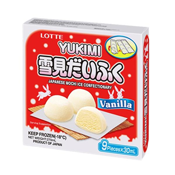 Lotte Yukimi Vanilla Mochi Ice Cream 270g