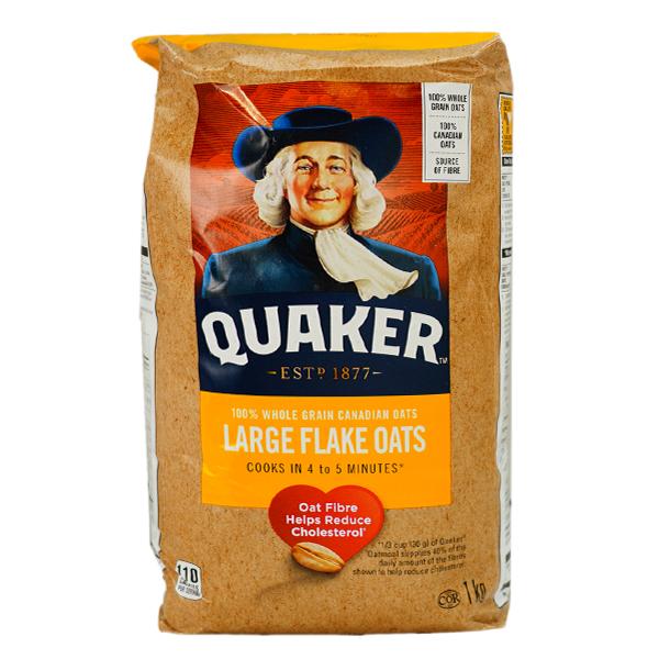Quaker Whole Grain Oats-Large 1kg