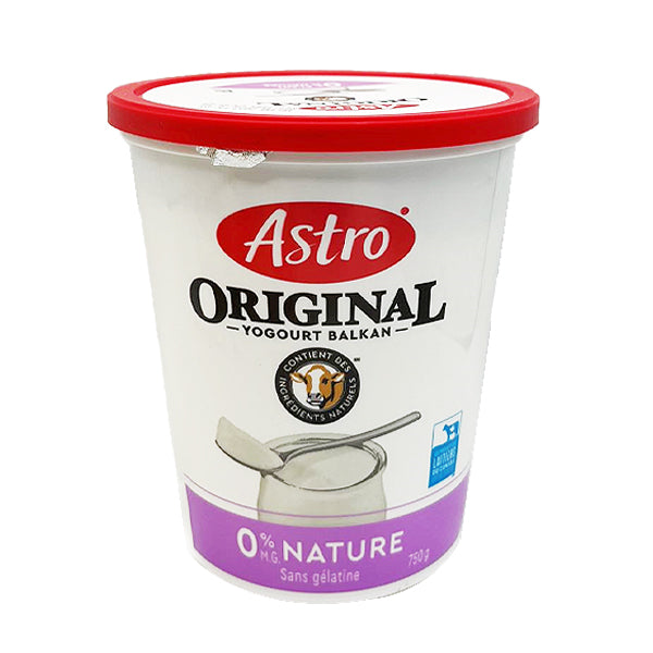 Astro 0% Yogurt-Original 750g