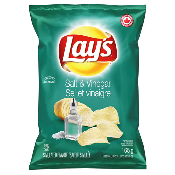 Lay's Chips-Salt & Vinegar 165g
