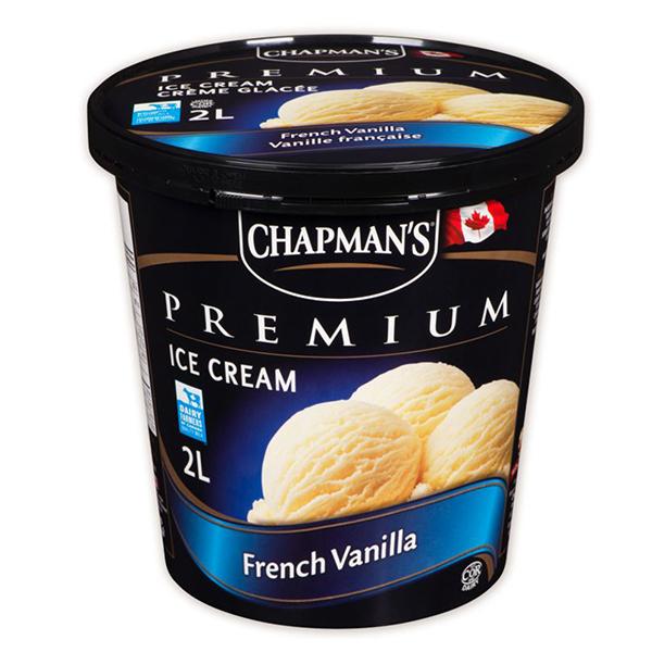 Chapman's Premium Ice Cream-French Vanilla 2L