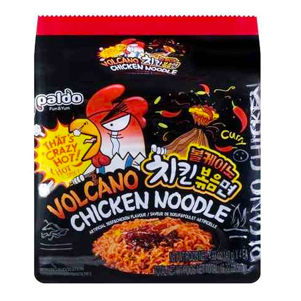 Paldo Volcano Chicken Noodle 140g*4