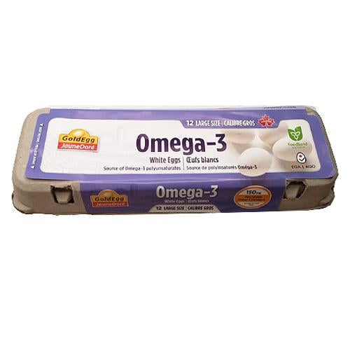 Gold Egg Omega-3 White Eggs 12 eggs