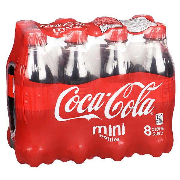 Coca Cola Mini Bottles 8*300ml