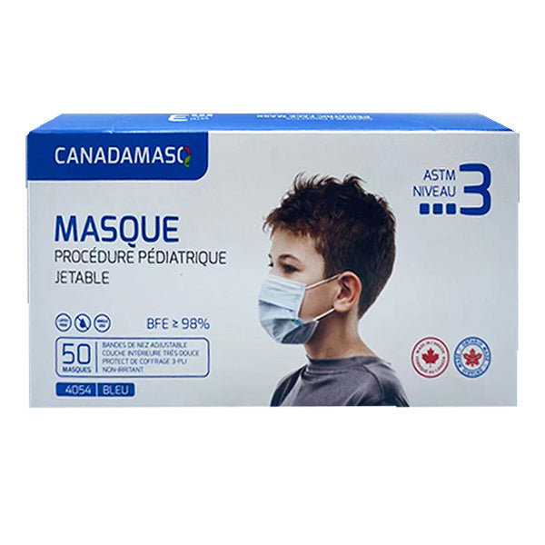 CANADAMASQ Level-3 Procedure Masks-Small 50Pcs