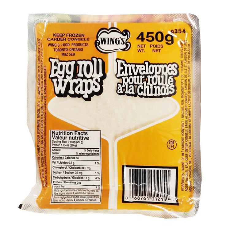Wing'S Egg Roll Wraps 450g