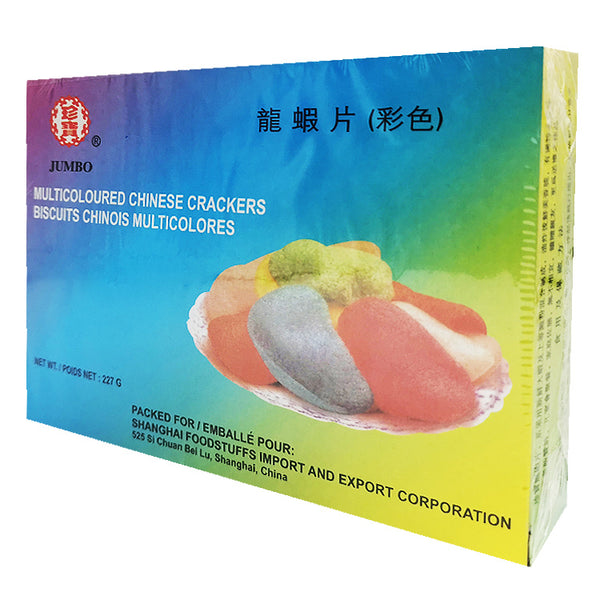 Jumbo Multicoloured Prawn Crackers 227g