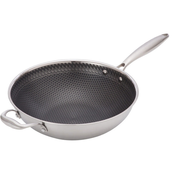 DY Stainless Steel Wok 32cm