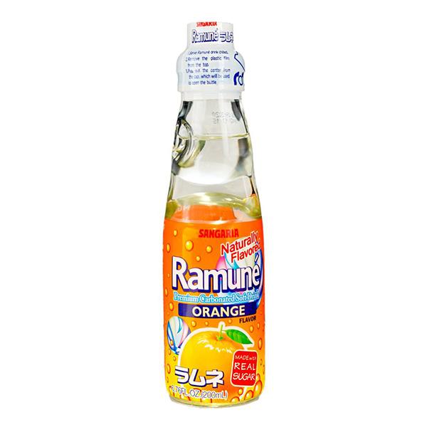 Ramune Carbonated Drink-Orange 200ml