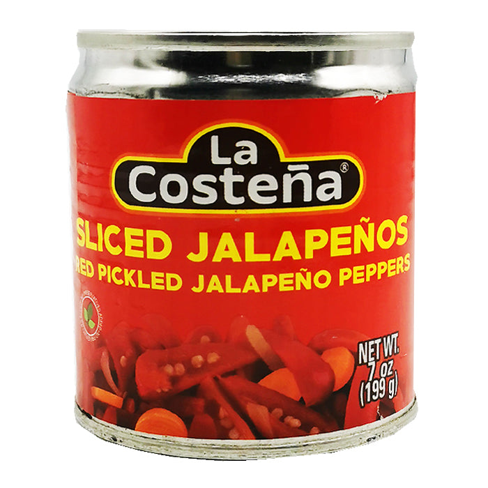 La Costena Sliced Red Jalapenos Peppers 199ml