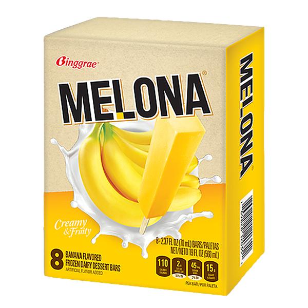 Binggrae Melona Ice Bar-Banana 8*70ml