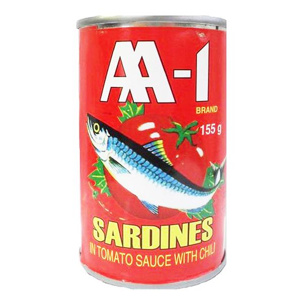 AA-1 Sardines In Tomato Sauce Chili 155g