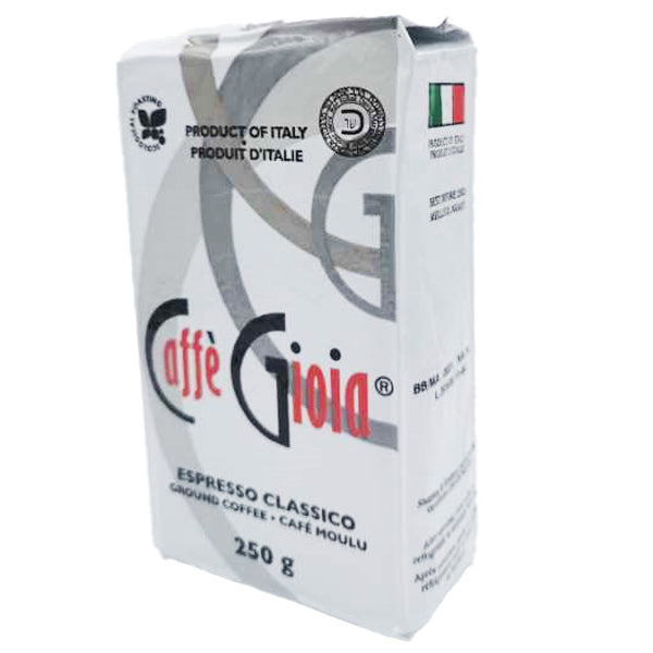Caffe Gioia Espresso Classico Vacuum Packed Ground Coffee 250g