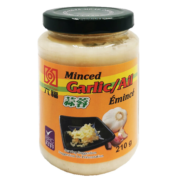 SIX FORTUNE Minced Garlic Ail 210g