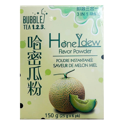 BUBBLE TEA 1.2.3 Honeydew Flavor Powder 150g
