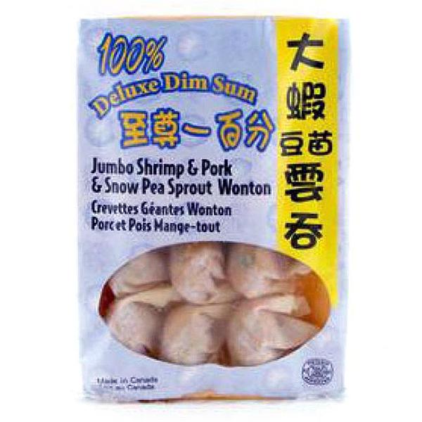 100% DDS Jumbo Shrimp & Pork & Snow Pea Sprout Wonton 250g