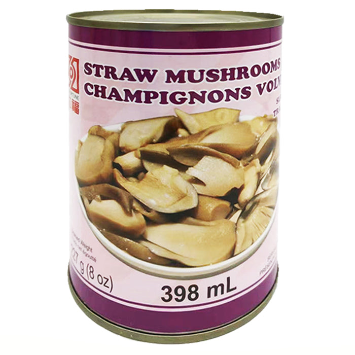 SIX FORTUNE Straw Mushrooms 398ml