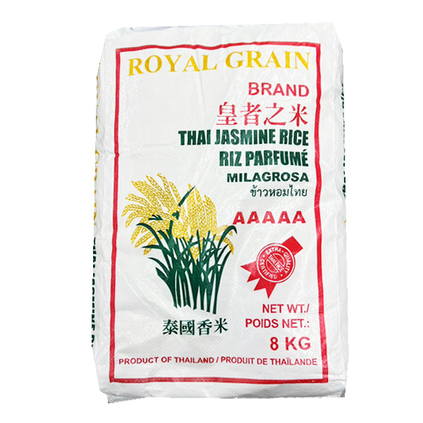 Royal Grain Thai Jasmine Rice 8Kg